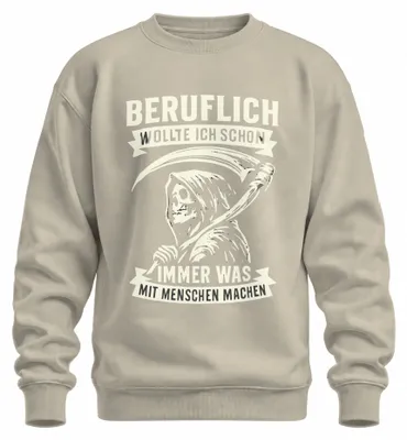 Zdjęcie produktu dla Bluza/sweter z motywem "Żniwiarza", humorystyczny, w stylu gotyckim, z motywem natury, rozmiar XL
