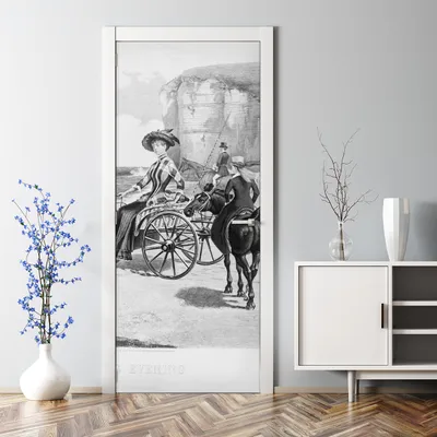 Produktbild von Dekorative Türposter selbstklebend Klebefolie Wandaufkleber Türaufkleber Sommernachmittags 85 x 200 cm