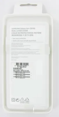 Obrázok produktu pre Samsung EF-PA605, Ochranný obal, Samsung, Galaxy A6+, 15,2 cm (6"), Čierna