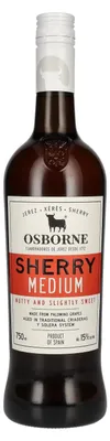 Obrázek produktu pro Osborne Sherry medium 15 % 0,75 l