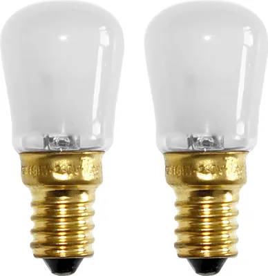 Produktbild von 2 x Osram Glühbirne Röhre T25/57 SPC.T FR 10W E14 matt Kühlschrank Nähmaschine warmweiß dimmbar