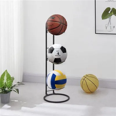 Produktbild von Sportartikelregal, Aufbewahrungsständer für Bälle, Volleyball, Fußball, Basketball