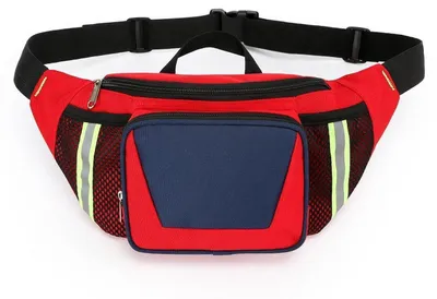 Image de Trousse de premiers secours abdominale, avec bandes réfléchissantes, légère et compacte