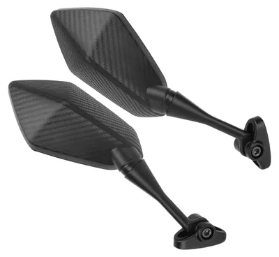 Obrázek produktu pro 1 pár motocyklových zpětných zrcátek, design imitující karbon, náhrada pro motocykly HYOSUNG GT125R, GT250R, GT650R, GT650S