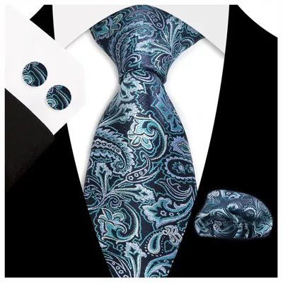Produktbild von Luvu Herren Krawatten-Set Klassisch 8,5cm Elegant Jacquard