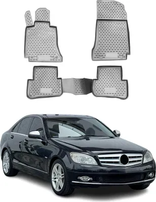 Immagine prodotto di 2008-2014 Mercedes Classe C W204 Tappetini TPE Grigio 4 pz