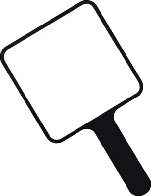 Produktbild von UNIQ Mini Handspiegel - Schwarz