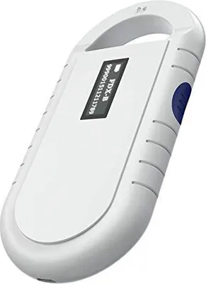 Produktbild von Tragbarer Handheld Animal Chip Reader, PET Microchip Scanner Universal RFID Reader ISO11784/5, FDX-B, ID64
