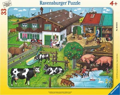 Obrázok produktu pre Ravensburger 00.006.618, 33 kusov, Farma, 4 rok / roky