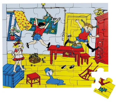 Produktbild von Pippi Holzpuzzle 30 Teile