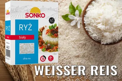 Produktbild von Sonko Weißer Langkornreis, 4 x 100 g