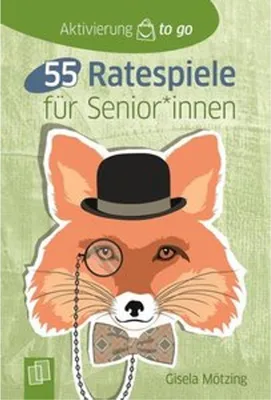 Obrázek produktu pro 55 Ratespiele für Senioren und Seniorinnen