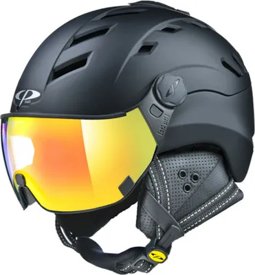 Produktbild von CP Camurai Skihelm black soft touch - dl vario mc mirror Unisex Gr. XL (60-62 cm)  Ski Helmet Snowboardhelm Schutzhelm Wintersport