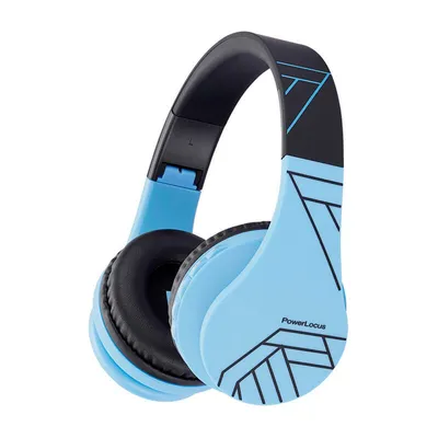 Image de PowerLocus - pwl-p1kids-blueblack - Casque d'écoute