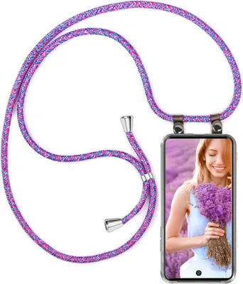 Produktbild von UMHÄNGEHÜLLE + KORDEL für Samsung Galaxy S20 FE / FE 5G, Farbe:Lila Pink