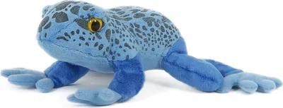 Produktbild von Stofftier Blauer Pfeilgiftfrosch 18 cm, Kuscheltier Plüschtier Frosch Frösche Pfeilgiftfrösche