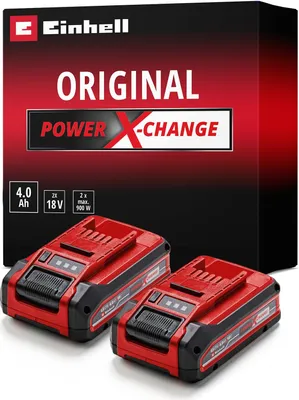 Produktbild von Einhell Original Akku-Twinpack PXC+ 18 V 4,0 Ah