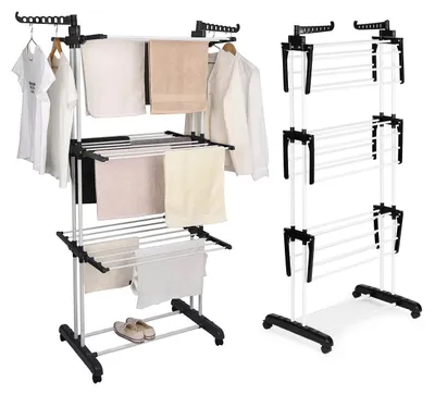 Obrázek produktu pro ModernHome Suszarka na pranie pionowa z kółkami składana ModernHome Universal-64_JM-N601_5905817001132