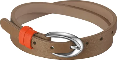 Produktbild von Esprit Armband Lederband Edelstahl Braun Silber 38cm ESBR11336A380