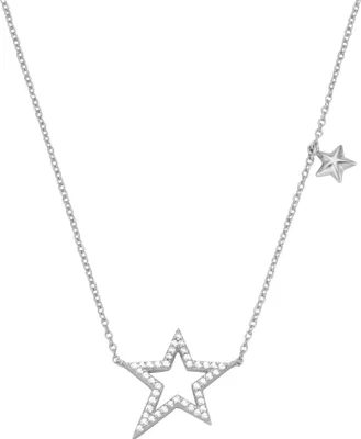 Produktbild von Collier Smart Jewel mit Sternen und Zirkonia, Silber 925 Silber 45 cm