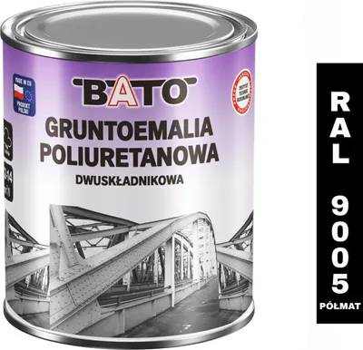 Produktbild von Zweikomponentige Polyurethan-Grundierung Schwarz Halbmatt Ral 9005 1 L (0,9 L Farbe + 0,1 L Härtungsmittel)