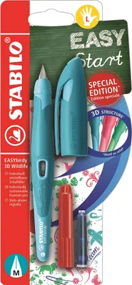 Produktbild von STABILO EASYbirdy 3D Wildlife L mit Feder M blau 4006381592598