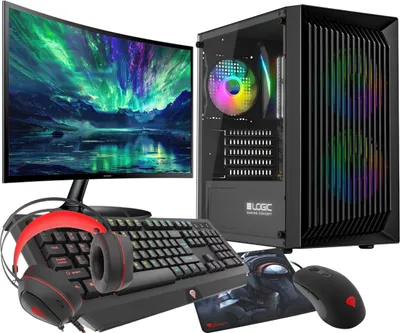 Produktbild von VIST KIT R7 5700G 32GB RX VEGA SSD 1TB WIFI Win 11 LCD 24"