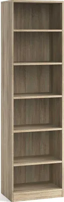 Produktbild von Bücherregal Stacy 55 cm 5 Fachböden-sonoma Eiche