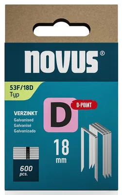 Obrázok produktu pre Spojky D53F/D 11,3X18Mm 600Ks Novus