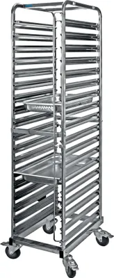 Produktbild von Regalwagen Für Backbleche 600 X 400 Mm Modell Liam, Maße: B 620 X T 420 X H 1735