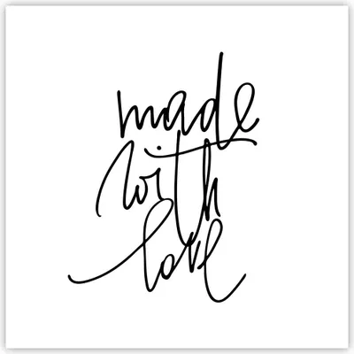 Produktbild von Poster - Poster ohne Rahmen - Erstellt mit Liebe - 50x50 cm - Wand Bild - Wanddeko - Wandbilder - Kunstposter - Wandposter - Bilder - Kunstdruck - Wanddekoration - Wandbild - P2XAC50x50-4499