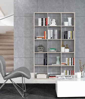 Produktbild von Regal Bücherregal Standregal Wohnzimmer Raumteiler Sandeiche 107cm