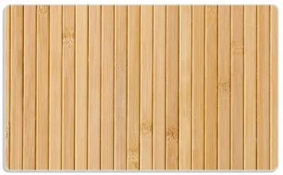 Produktbild von Wallario Frühstücksbrettchen aus Glas, je 14 x 23 cm, mit rutschfesten Füßen, Motiv Holzpanele hell