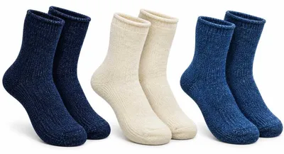 Produktbild von 3 Paar Damen Kuschelsocken warm flauschig Wintersocken, Mix 3-35-38