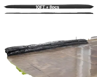 Obrázek produktu pro VEVOR pytle s pískem (bez písku) 8 ks (305 x 21 cm) protipovodňová bariéra ochrana před povodněmi opakovaně použitelné, protipovodňové pytle pro dům dveře sklep garáž protipovodňové pytle protipovodňová bariéra