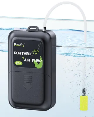 Obrázek produktu pro Akvarijní okysličovač, 2,5 l/min, přenosný provzdušňovač pro venkovní použití