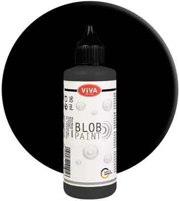 Immagine prodotto di Viva Decor 131980010 ViVA DECOR Blob Paint, 90 ml, schwarz