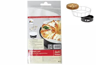 Produktbild von DEMMLER Backpapier Zuschnitte Ø37cm weiß 10 Stück