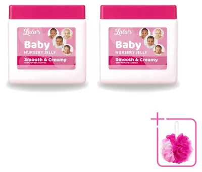 Productafbeelding van 2 x Lala's Baby Vaseline, hydraterend - 368g - Voordeelverpakking - 2 stuks