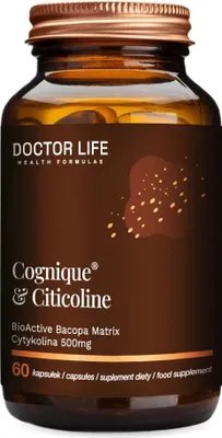Obrázok produktu pre Doctor Life Cognique&Citicoline Cyticoline 500mg, 60 kapsúl