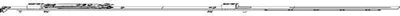 Produktbild von MACO MM Stulpflügelgetriebe fix iS EH, Beschlagsnut, FFH 1091-1340 mm (221905)