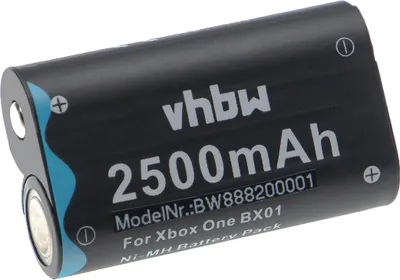 Produktbild von vhbw Akku kompatibel mit Microsoft Xbox One, One Elite, One X, One S Controller (2500 mAh, 2,4 V, NiMH)