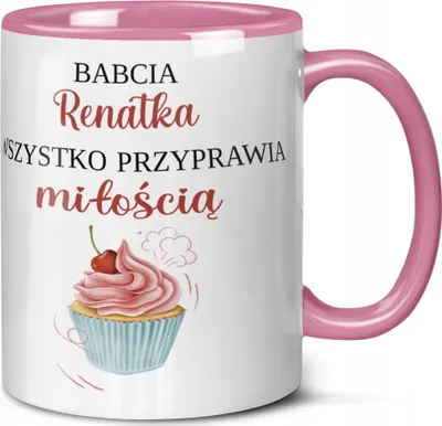 Immagine prodotto di Regalo per la nonna: tazza con il nome della nonna + il proprio nome per il compleanno
