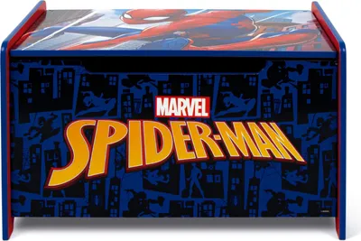 Produktbild von Drewniane pudełko na zabawki Spiderman
