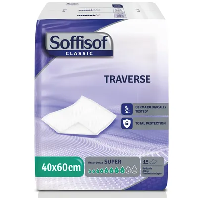 Produktbild von Soffisof Krankenunterlage 40x60 cm Flockenfüllung 15 St