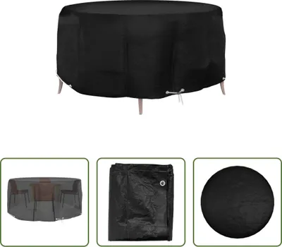 Obrázek produktu pro The Living Store Obal na zahradní nábytek 10 oček Ø260x90 cm kulatý