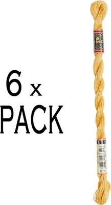 Image de 6x DMC Filato per bordatura spessore 8, 25 m, 115ar/8-676