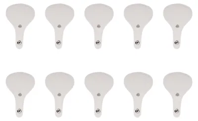 Productafbeelding van 10 stuks zonnebescherming nektap, UPF50+ bescherming tegen de zon, geschikt voor buitensporten, wit