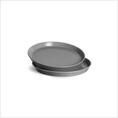 Produktbild von SPRINGLANE Frühstücksteller Ø 19cm, 2er-Set Sweet Scandi aus Keramik, Anthrazit, Spülmaschinengeeignet, Backofen- und mikrowellenfest
