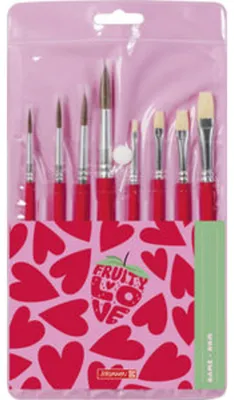 Zdjęcie produktu dla BRUNNEN 1048934522 Schulpinsel 8er-Set Fruity Love